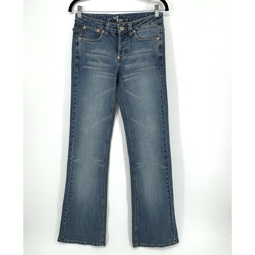 Moto Women's Light Blue Bootcut Jeans Style 02S13JMDT Size 26X34